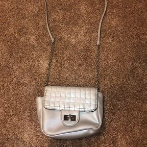 Silver Shoulder Purse